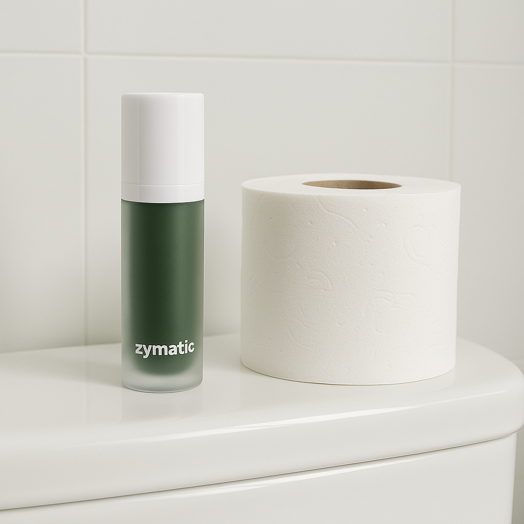 zymatic toilet paper gel demo