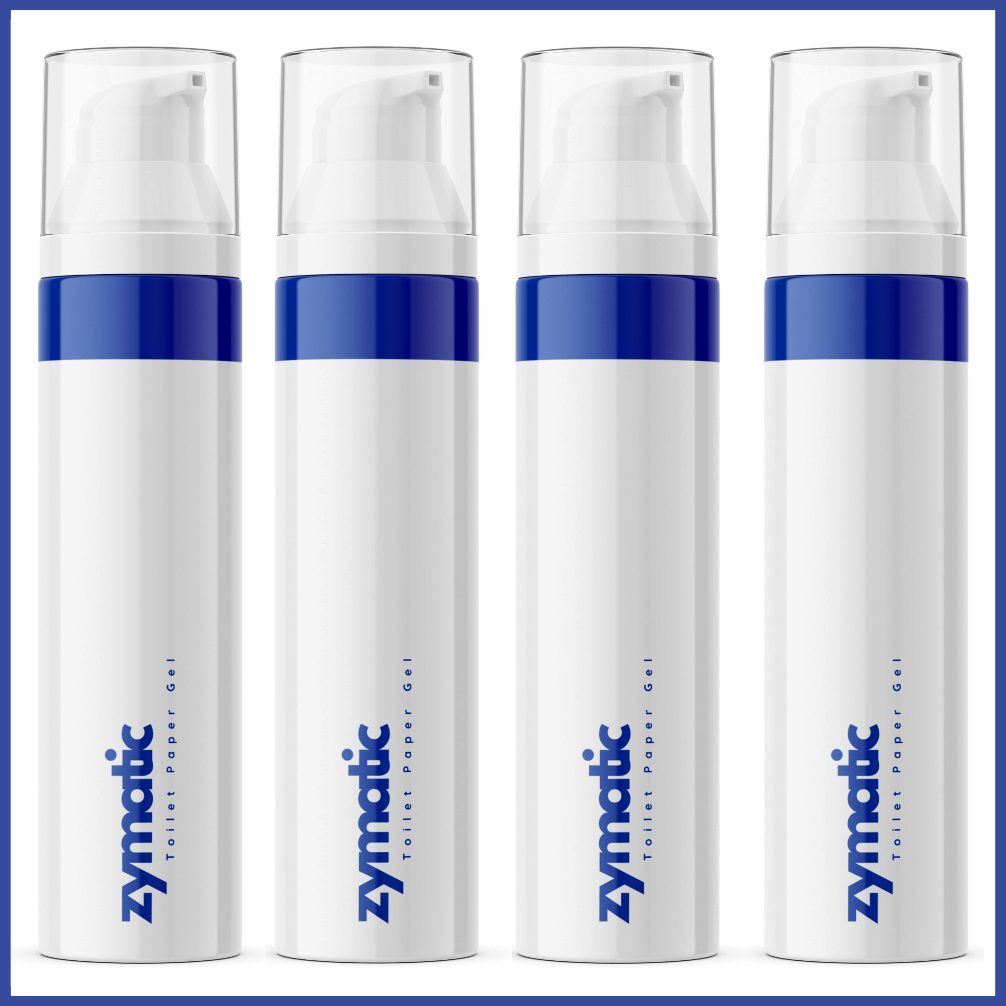 4Pack Toilet Paper Gel by Zymatic EcoFriendly & SepticSafe